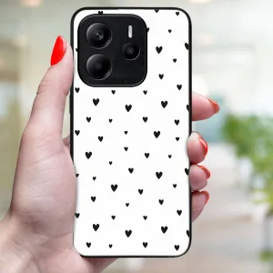 MY ART Ochranný kryt pre Xiaomi Redmi Note 14 5G BLACK HEARTS (167)
