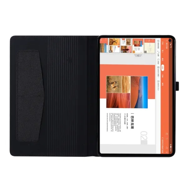 FABRIC Zaklápací kryt pre Huawei MatePad SE 11 2024 čierny