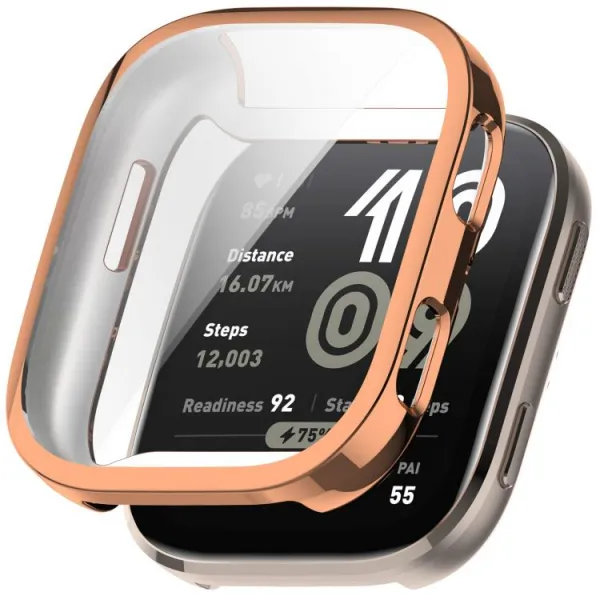 TPU FULL COVER Kryt pre Amazfit Bip 6 ROSE GOLD