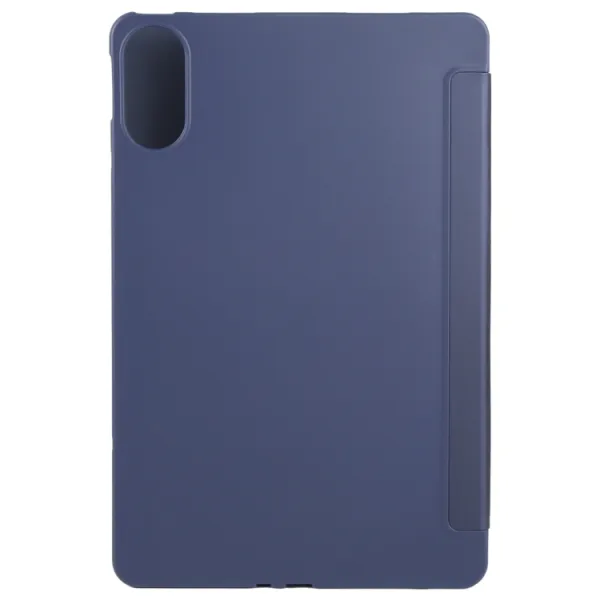 LEATHER Zaklápací kryt pre Huawei MatePad SE 11 2024 tmavomodrý