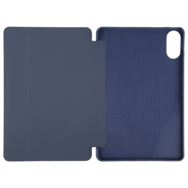 LEATHER Zaklápací kryt pre Huawei MatePad SE 11 2024 tmavomodrý
