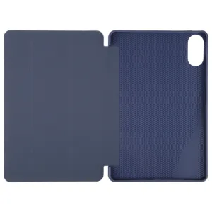 LEATHER Zaklápací kryt pre Huawei MatePad SE 11 2024 tmavomodrý