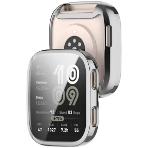 TPU FULL COVER Kryt pre Amazfit Bip 6 strieborný