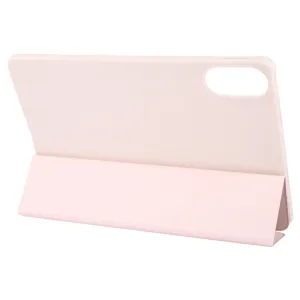LEATHER Zaklápací kryt pre Huawei MatePad SE 11 2024 svetloružový