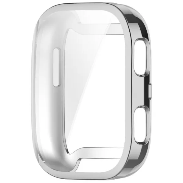 TPU FULL COVER Kryt pre Amazfit Bip 6 strieborný
