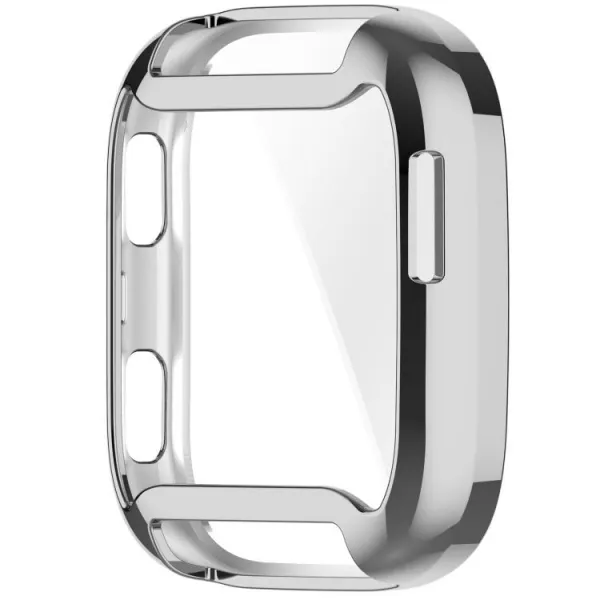 TPU FULL COVER Kryt pre Amazfit Bip 6 strieborný