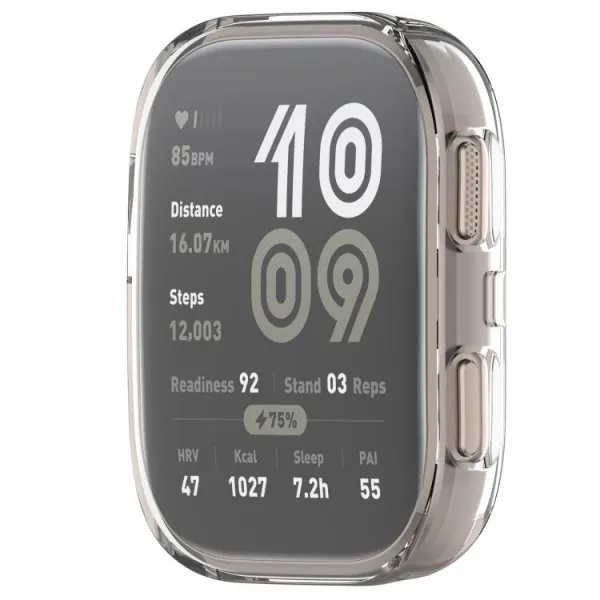 TPU FULL COVER Kryt pre Amazfit Bip 6 priehľadný