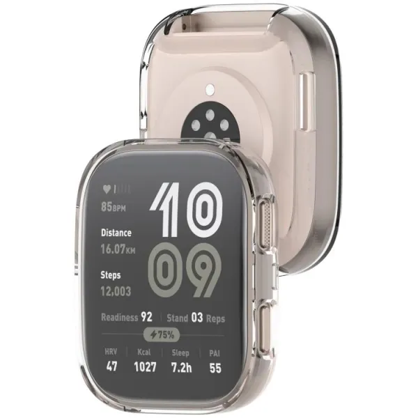 TPU FULL COVER Kryt pre Amazfit Bip 6 priehľadný