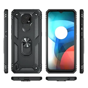 RING Ochranný obal pre Motorola Moto E7 čierny