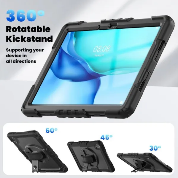 SOLID 360 Odolný obal pre Huawei MatePad SE 11 2024 čierny