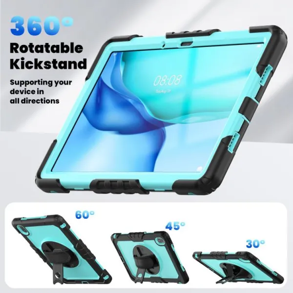 SOLID 360 Odolný obal pre Huawei MatePad SE 11 2024 svetlomodrý