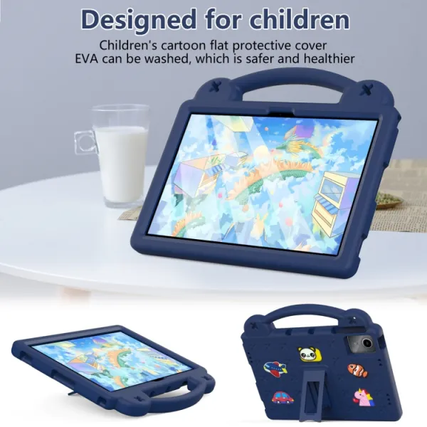 FANY Detský kryt na tablet pre Huawei MatePad SE 11 2024 tmavomodrý