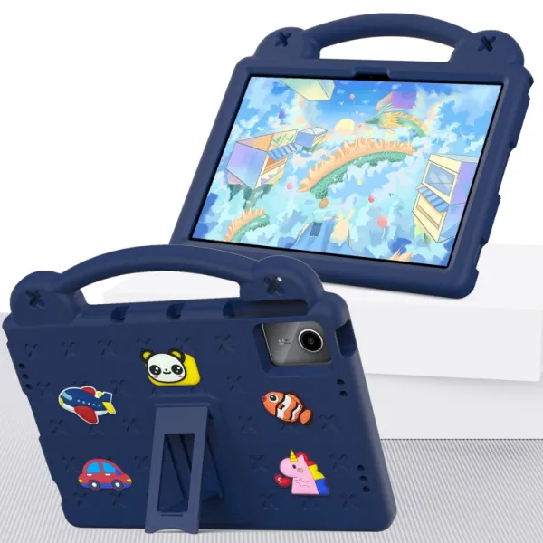 FANY Detský kryt na tablet pre Huawei MatePad SE 11 2024 tmavomodrý