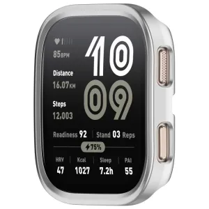 PC HALF COVER Plastový kryt Amazfit Bip 6 strieborný