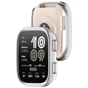 PC HALF COVER Plastový kryt Amazfit Bip 6 strieborný