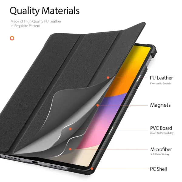 DUX DOMO Zaklápacie puzdro pre Huawei MatePad SE 11 2024 čierne