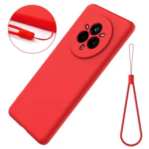 RUBBER Ochranný kryt pre Realme 14 Pro+ 5G červený