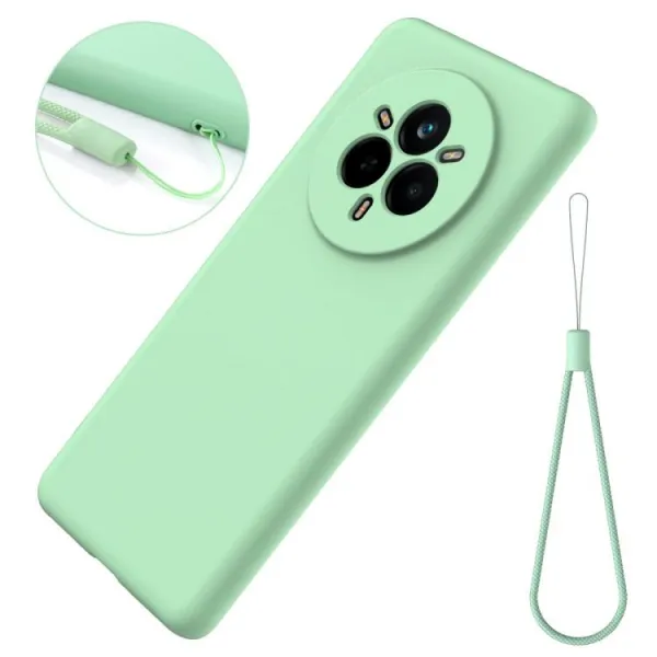 RUBBER Ochranný kryt pre Realme 14 Pro+ 5G zelený