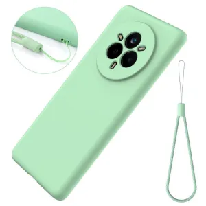 RUBBER Ochranný kryt pre Realme 14 Pro+ 5G zelený
