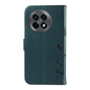 ART DANDELION Peňaženkové puzdro pre OnePlus 13R 5G tmavozelené