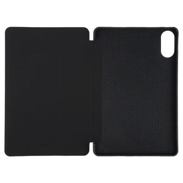 LEATHER Zaklápací kryt pre Huawei MatePad SE 11 2024 čierny