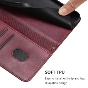 LINEAR Peňaženkový obal pre Xiaomi 15T Pro bordový