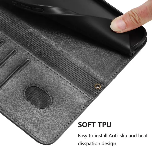 LINEAR Peňaženkový obal pre Xiaomi 15T Pro čierny