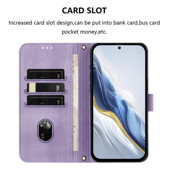 LINEAR Peňaženkový obal pre Xiaomi 15T Pro fialový