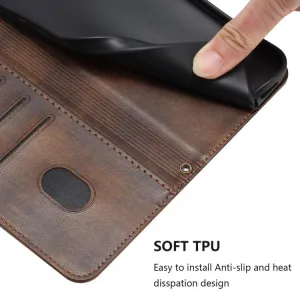 LINEAR Peňaženkový obal pre Infinix Smart 9 HD hnedý