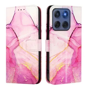 ART MARBLE Peňaženkový kryt pre Motorola Edge 60 / Edge 60 Fusion PINK