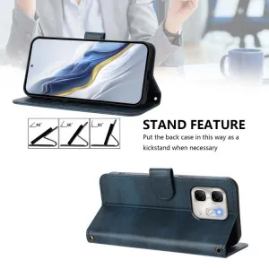 LINEAR Peňaženkový obal pre Infinix Smart 9 HD tmavomodrý