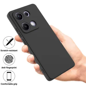 RUBBER Ochranný kryt pre Xiaomi Redmi Note 14S čierny