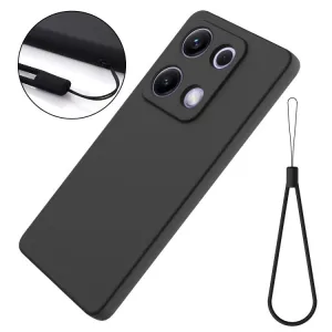 RUBBER Ochranný kryt pre Xiaomi Redmi Note 14S čierny