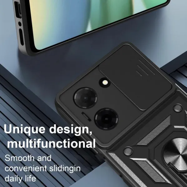RING CAMERA Kryt s držiakom pre Xiaomi Redmi A5 ružový
