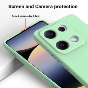 RUBBER Ochranný kryt pre Xiaomi Redmi Note 14S zelený