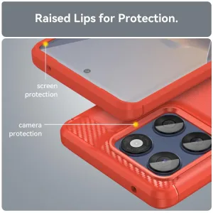 FLEXI TPU Ochranný kryt Motorola Edge 60 / Edge 60 Fusion červený