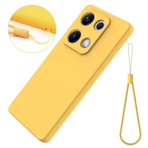 RUBBER Ochranný kryt pre Xiaomi Redmi Note 14S žltý