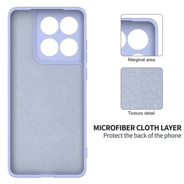 RUBBER Ochranný kryt pre Motorola Edge 60 / Edge 60 Fusion fialový