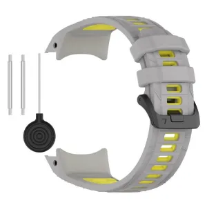 SPORTY Vymeniteľný silikónový remienok Garmin Instinct 3 50mm GRAY YELLOW