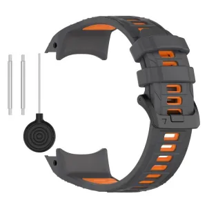 SPORTY Vymeniteľný silikónový remienok Garmin Instinct 3 45mm GRAY ORANGE