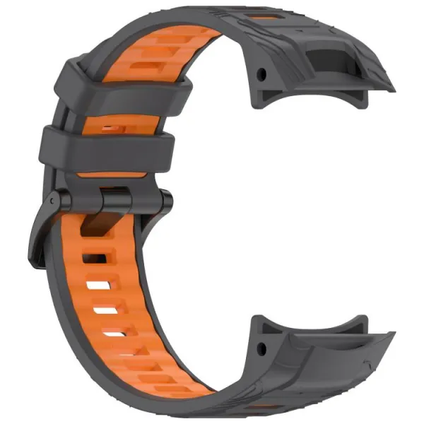 SPORTY Vymeniteľný silikónový remienok Garmin Instinct 3 45mm GRAY ORANGE