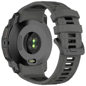 SPORTY Vymeniteľný silikónový remienok Garmin Instinct 3 45mm GRAY BLACK