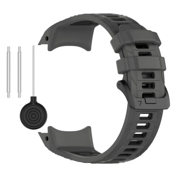 SPORTY Vymeniteľný silikónový remienok Garmin Instinct 3 45mm GRAY BLACK