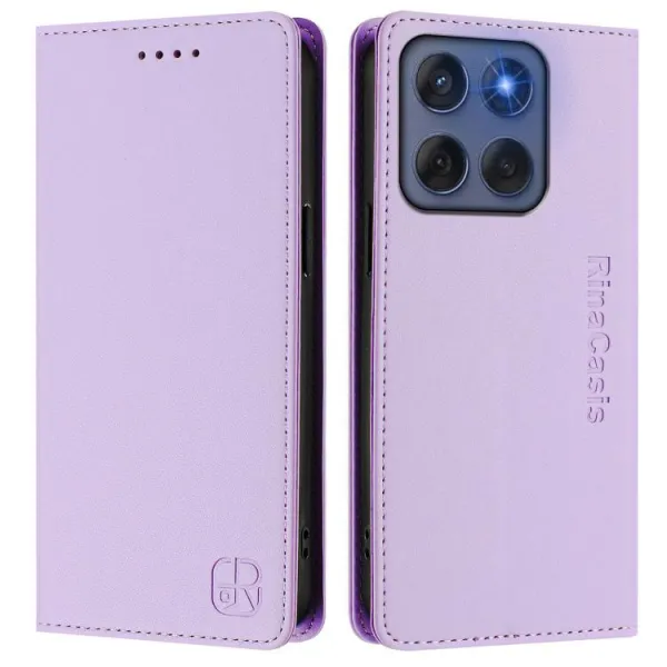 RINA Zaklápacie puzdro pre Motorola Edge 60 / Edge 60 Fusion svetlofialové