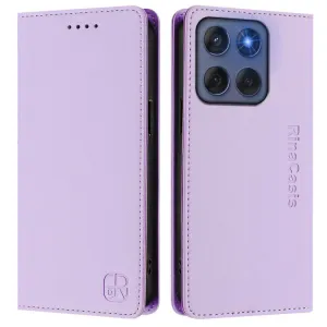 RINA Zaklápacie puzdro pre Motorola Edge 60 / Edge 60 Fusion svetlofialové