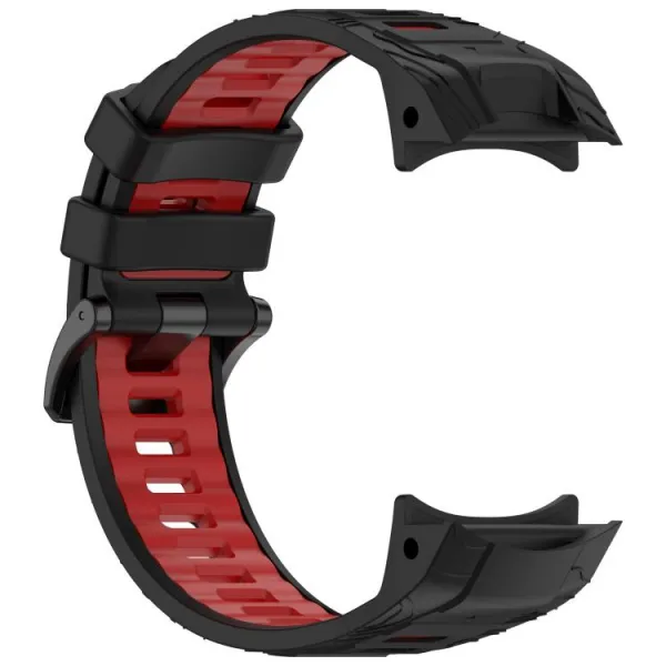 SPORTY Vymeniteľný silikónový remienok Garmin Instinct 3 45mm BLACK RED