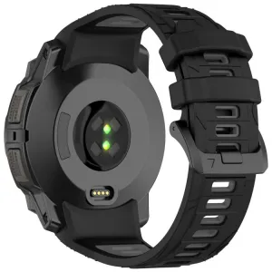 SPORTY Vymeniteľný silikónový remienok Garmin Instinct 3 45mm BLACK GRAY