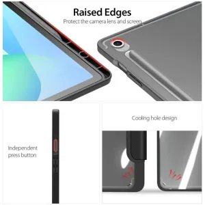 DUX TOBY Flipové puzdro pre Samsung Galaxy Tab S10 FE+ čierne