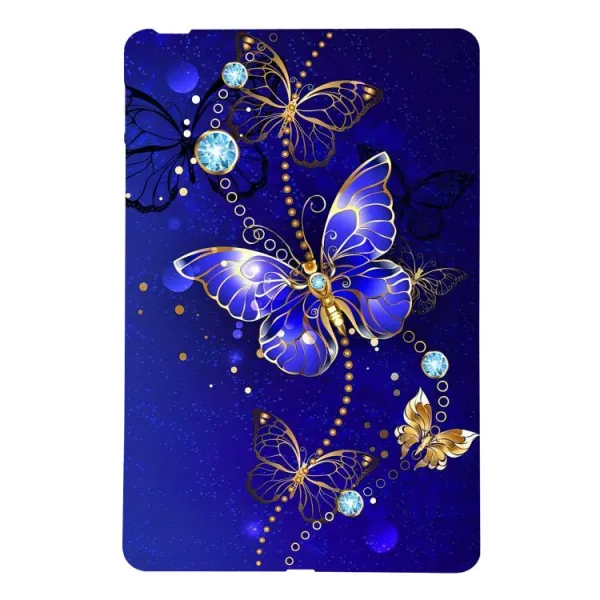 ART TPU Ochranný kryt pre Amazon Kindle Paperwhite 2024 BLUE BUTTERFLY