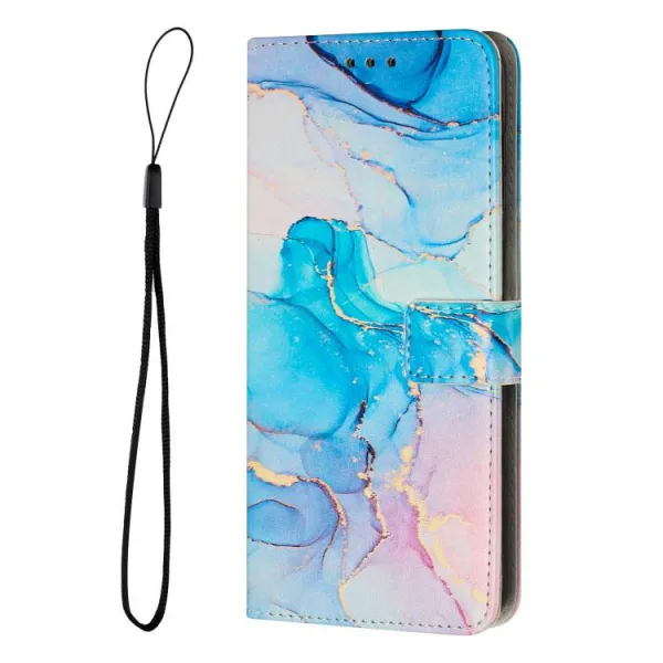 ART MARBLE Peňaženkový kryt pre Xiaomi Redmi Note 15 Pro PINK BLUE